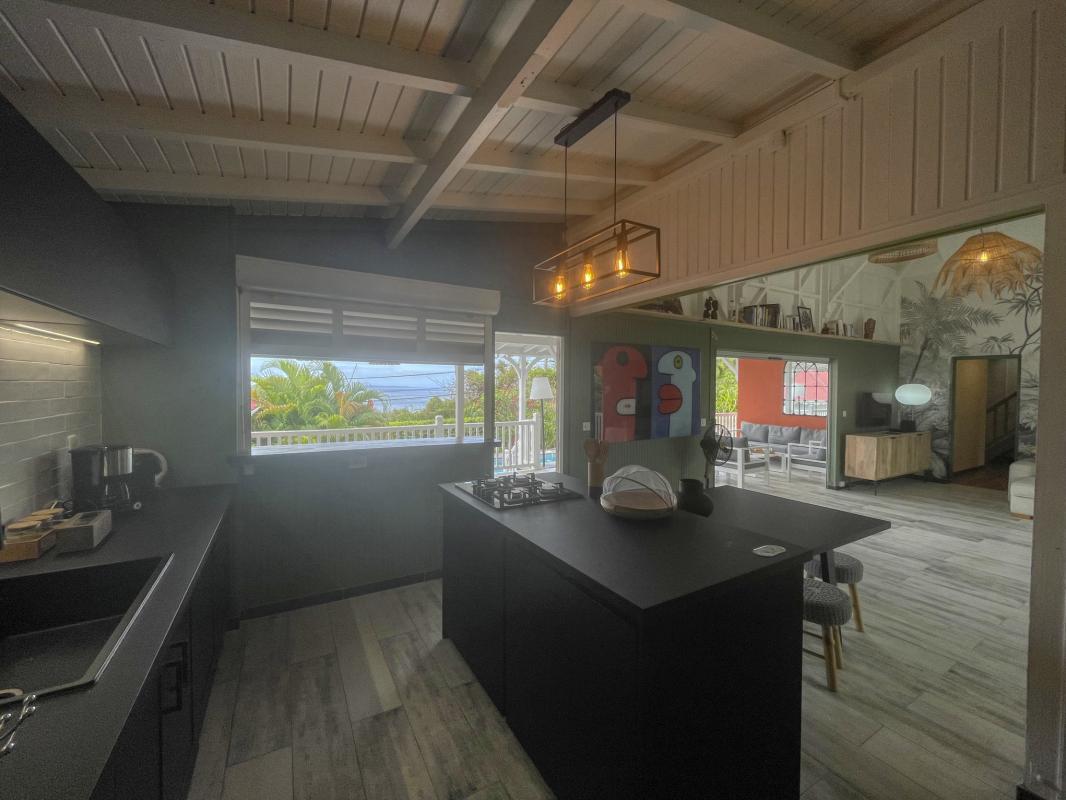 21.Location villa piscine vue mer Saint François  Guadeloupe_Cuisine